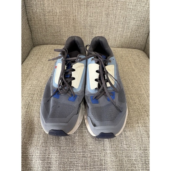 Men\'s On Cloudstratus Running Shoe Gray/Blue Size 10 main image 8